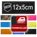 Patch personnalisé Thermocollant 12x5cm| Texte ou logo | Fabrication française