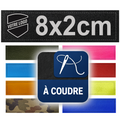 Patch personnalisé à coudre 8x2cm| Texte ou logo | Fabrication française