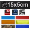 Patch imprimé personnalisé 15x5 cm – auto agrippant, thermocollant ou à coudre