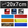 Patch imprimé personnalisé 20x7 cm – auto agrippant, thermocollant ou à coudre