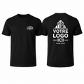 T-shirt personnalisé avec logo ou texte – cœur, dos ou les deux